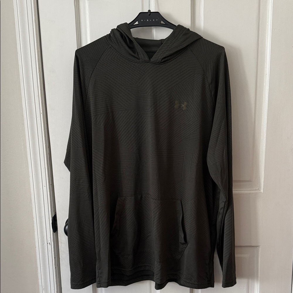 Under Armour Men's Olive Hooded Sweater